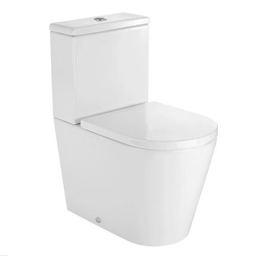 Унитаз компакт Roca Inspira 600x370 овальный, безободков ...