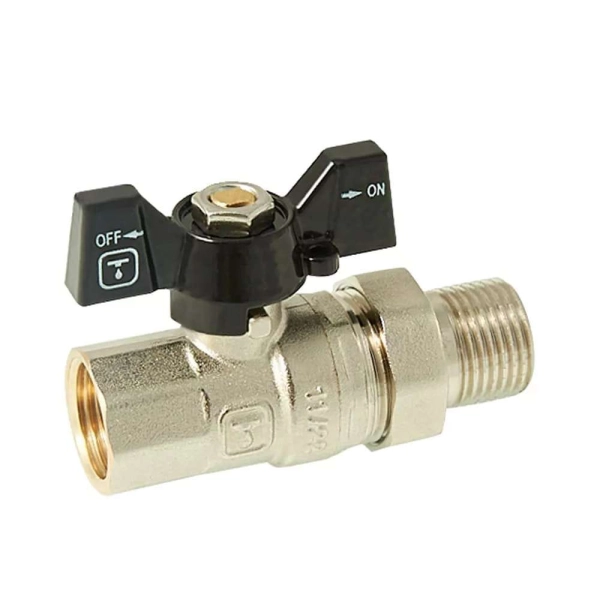 Кран с американкой ITAL 3/4″ ВН прямой, латунь (IB110224 ...