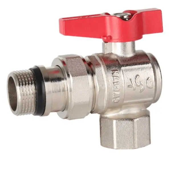 Кран с американкой ASG 3/4″ ВН угловой, латунь (6552971)
