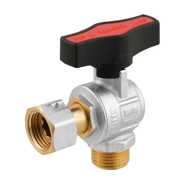 Кран с американкой Raftec GOLD 1/2″ ВН угловой, латунь ( ...