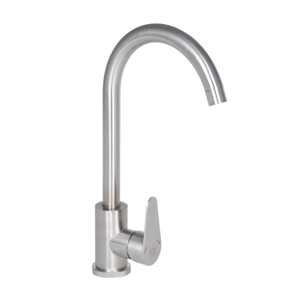 Смеситель для кухни Lidz Vida 04U-SFS однорычажный, нике ...