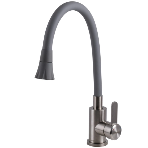Смеситель для кухни Globus Lux Wien излив с гибким излив ...