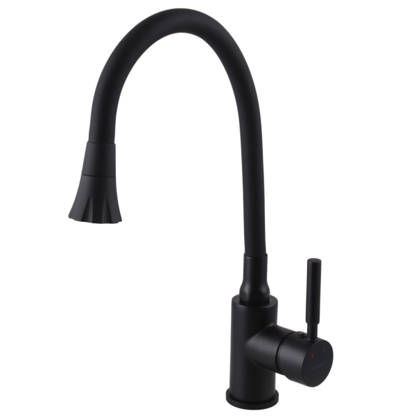 Смеситель для кухни Globus Lux Lazer излив с гибким изли ...