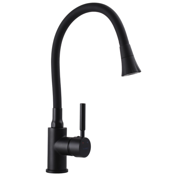 Смеситель для кухни Globus Lux Lazer излив с гибким изли ...