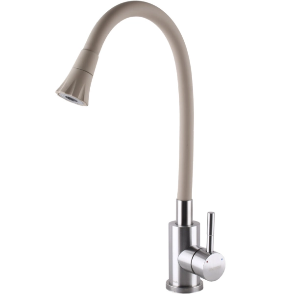 Смеситель для кухни Globus Lux Alpen излив с гибким изли ...