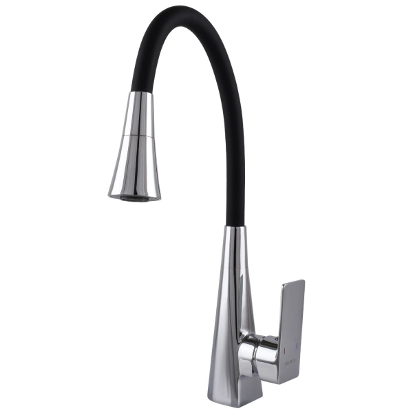 Смеситель для кухни Globus Lux Niagara с гибким изливом, ...