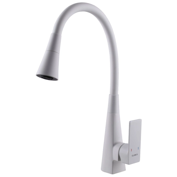 Смеситель для кухни Globus Lux Niagara с гибким изливом, ...