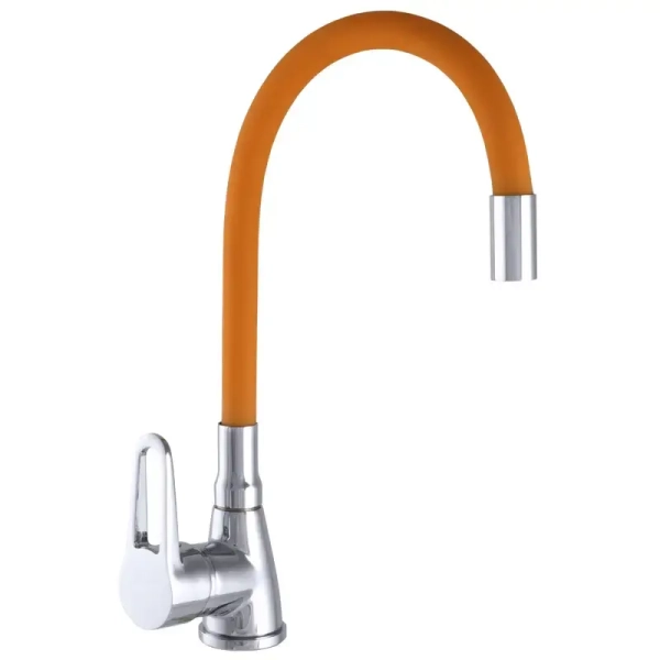 Смеситель для кухни Wezer SOP4-R045 с гибким изливом, ор ...