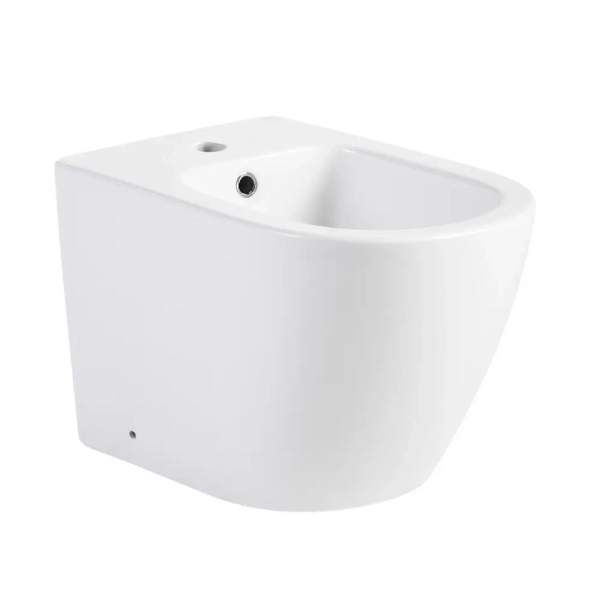 Биде напольное Qtap Jay 360x560 овальное, без сиденья, б ...