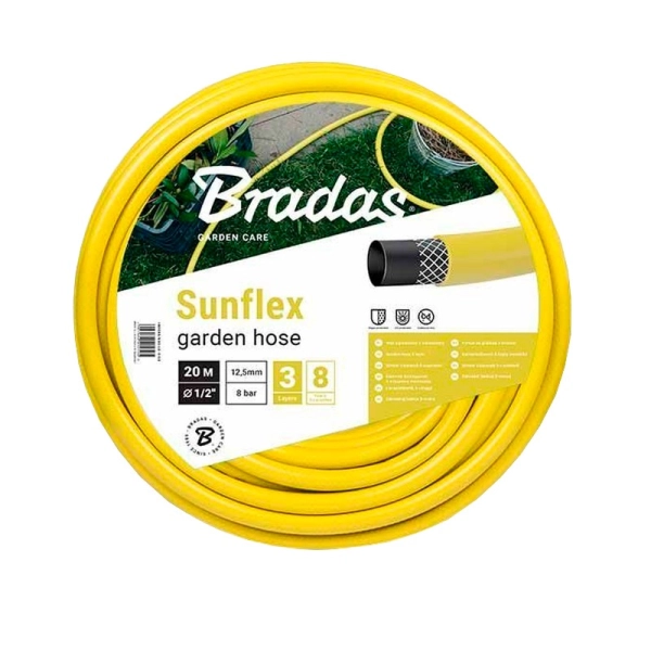 Шланг для полива Bradas Sunflex НН 1/2"x1/2" (15 мм) 30  ...